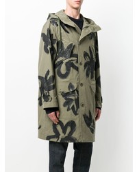 Moschino Painterly Floral Parka