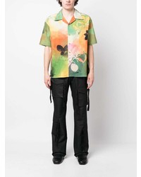 Andersson Bell Floral Print Cotton Shirt