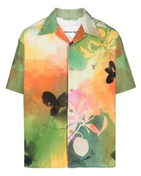 Andersson Bell Floral Print Cotton Shirt