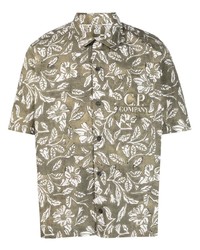 C.P. Company Floral Print Short Sleeve Shirt