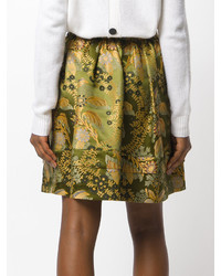 Etro Floral Patterned Full Skirt