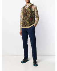 Etro Floral Knit Vest