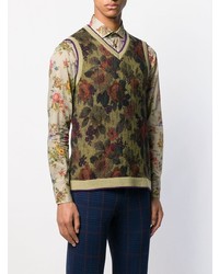 Etro Floral Knit Vest