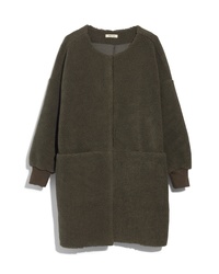 Madewell Bonded Fleece Cocoon Coat