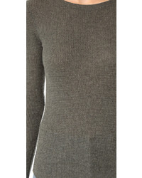 James Perse Waffle Cashmere Sweater