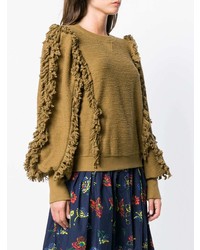 Ulla Johnson Fringed Knit Sweater