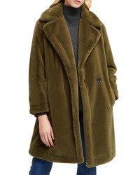 French Connection Buona Faux Fur Coat
