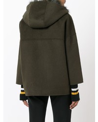 Liska Hooded Shearling Jacket
