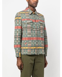 Ralph Lauren RRL Geometric Pattern Cotton Shirt