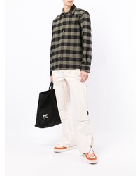 Off-White Long Sleeve Checked Shirt