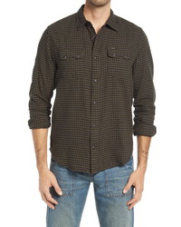 Lee Rider Plaid Flannel Button Up Shirt