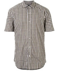 Kent & Curwen Checkered Short Sleeve Shirt