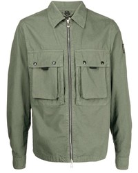 Belstaff Cargo Pocket Zip Overshirt