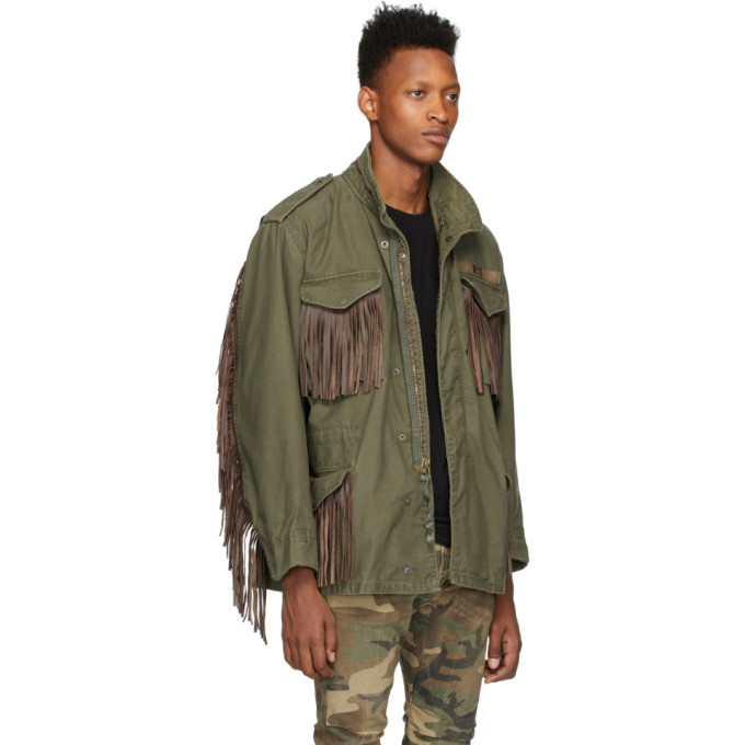 Green 2025 fringe jacket