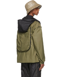 Fendi Khaki Cotton Backpack Jacket