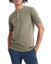 Madewell Gart Dye Henley T Shirt
