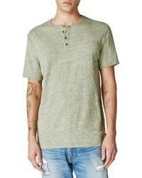 Lucky Brand Short Sleeve Henley T Shirt In Four Leaf Clover At Nordstrom