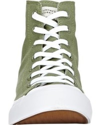 Saturdays Surf NYC Mike High Top Sneakers Green