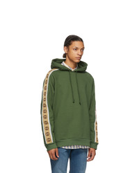 Gucci Green Cotton Jersey Hoodie