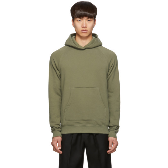 Raw Edge Raglan Hoodie / Alpine - JOHN ELLIOTT