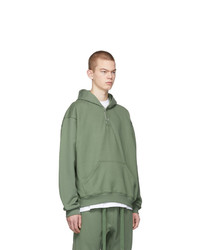 Fear Of God Green Sixth Collection Everyday Henley Hoodie, $595