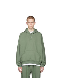 Fear Of God Green Sixth Collection Everyday Henley Hoodie, $595 ...