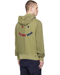 Ps By Paul Smith Khaki Happy Mix Up Hoodie