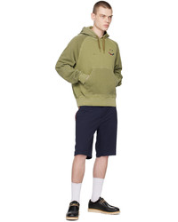 Ps By Paul Smith Khaki Happy Mix Up Hoodie