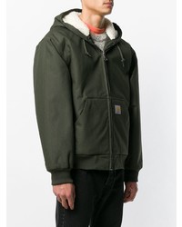 Carhartt Shearling Hooded Jacket