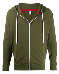 Moschino Side Panelled Zipped Hoodie