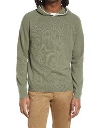 Vince Wool Cashmere Hoodie In Feathergrass At Nordstrom