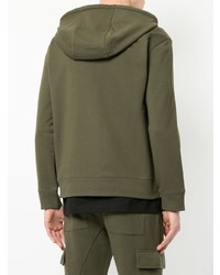 CK Calvin Klein Zipped Hooded Jacket