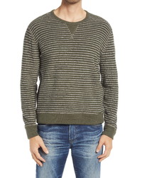 Rails Heston Reversible Stripe Crewneck Sweater