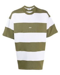 MSGM Oversized Striped T Shirt