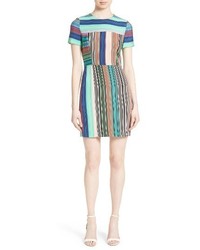 Olive Horizontal Striped Dress