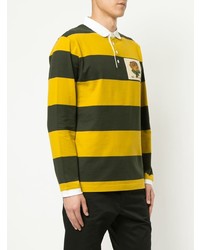 Kent & Curwen Striped Rugby Polo Shirt