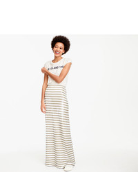 J.Crew Collection Stripe Sequin Maxi Skirt