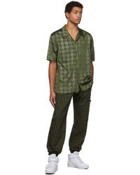 adidas x IVY PARK Green Satin 20 Short Sleeve Shirt