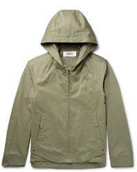Chalayan Cotton Twill Hooded Jacket