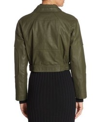Moschino Cropped Military Jacket