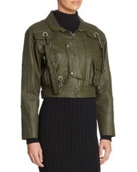 Moschino Cropped Military Jacket