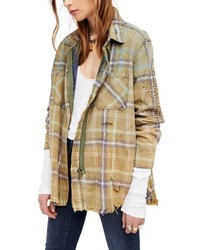 Free People Deconstructed Shirt Jacket