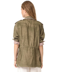 Free People Double Cloth Military Jacket
