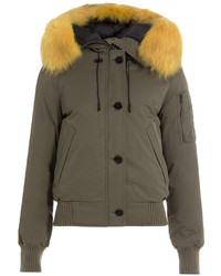 Kenzo Down Jacket With Fur Trimmed Hood