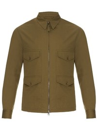Lemaire Four Pocket Cotton And Linen Blend Jacket
