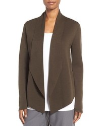 Eileen Fisher Petite Silk Organic Cotton Sweater Jacket