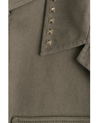 Valentino Rockstud Saharianna Cotton Jacket