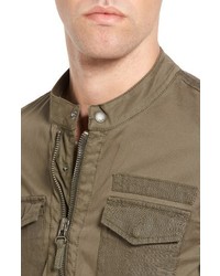 John Varvatos Star Usa Band Collar Shirt Jacket