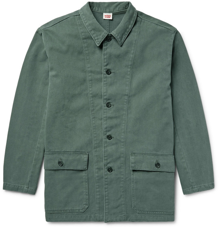 Levi's Vintage Clothing 1960s Brushed Cotton Twill Surplus Jacket, $250, MR PORTER