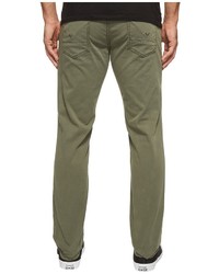 Hudson Blake Slim Straight Jeans In Infantry Green Jeans